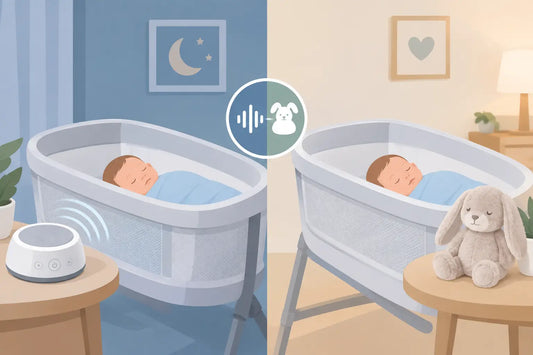 Bassinet Noise Machine vs Plush: Which Helps?